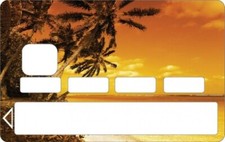 Stickers Carte bleue - Carte bancaire - CB Soleil