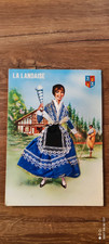 Carte postale brodée - La