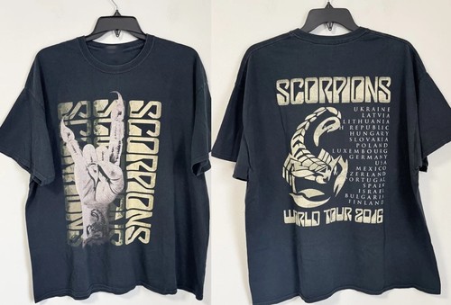Sided scorpions band cotton - scorpions,