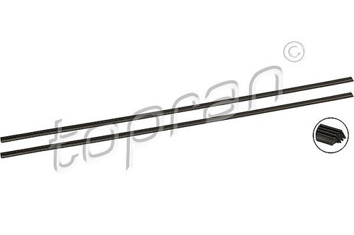 Caoutchouc essuyage topran - caoutchouc,