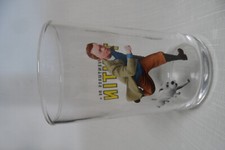 ancien verre à  MOUTARDE tintin et milou  2011 amora vintage