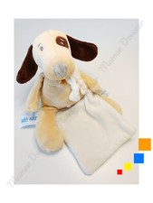 Peluche/Doudou Plat Bernie Chien Beige Blanc Marron Coquard Little Dog - Babynat