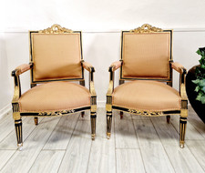 Ancienne paire de fauteuils français époque Napoléon III