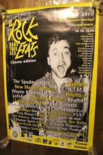 Le Rock Dans Tous Ses Etats - Grande affiche concert Evreux 1995 dim 68 x 102cm