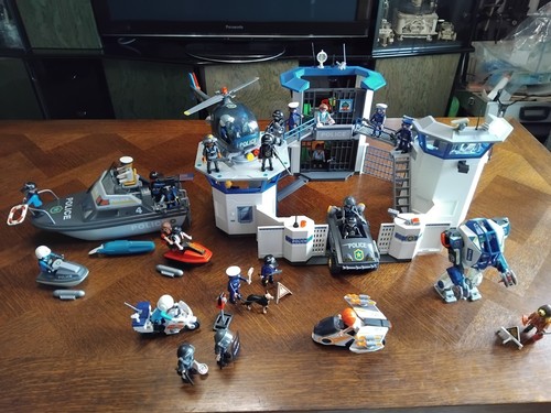 Gros lot police playmobil - de,