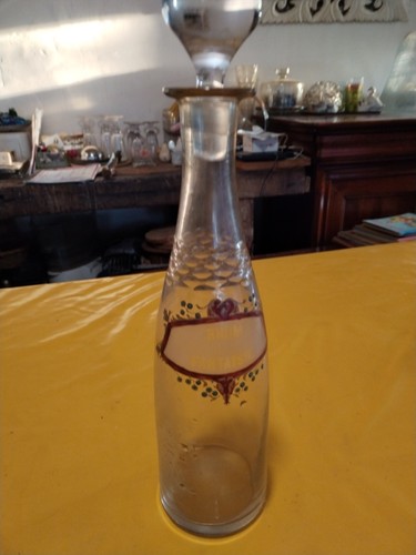 Carafe verre émaillé - carafe, rhum