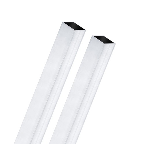 2pcs tube carré aluminium - tube,