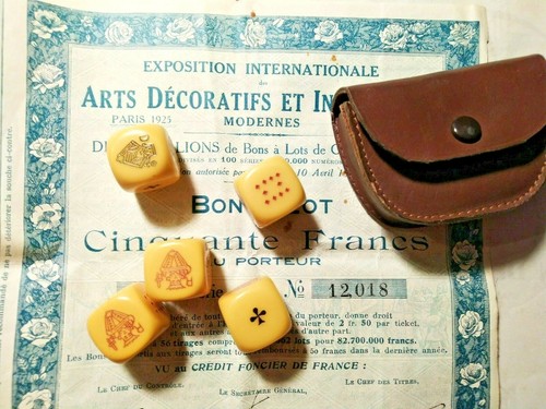 Jeu ancien dés - ancien,