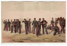 GRAND CHROMO #15102 MILITARIA REGIMENT TIR A LA CIBLE