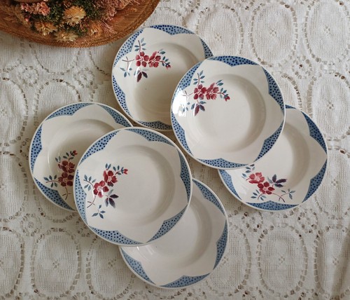 Lot assiettes creuses - 6,