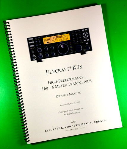 Owners manual for - for, k3s