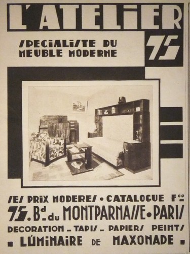 Publicité 1930 atelier 75 - publicitÉ,