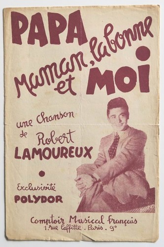 Partition vintage sheet - , music