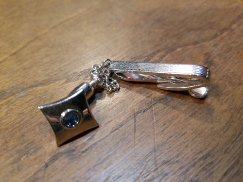 Art deco tie clip - hickok, usa