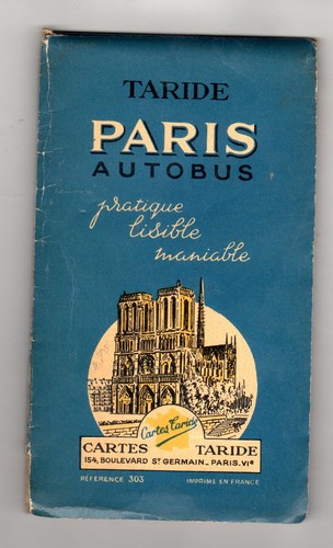 Ancien plan paris taride - paris,