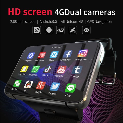 Wifi smartwatch dual camera - 4g,
