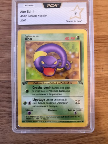 Carte pokémon abo - carte, 1ère