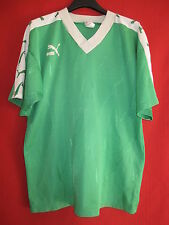 Maillot Vintage Puma couleur Vert ASSE Saint Etienne Porté Made in France - L