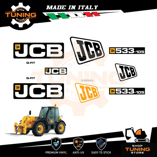 Kit adhésif work means jcb - kit,