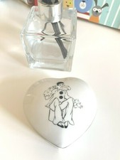 BOITE A BIJOUX ANCIENNE PIERROT BOITE A MÉDICAMENTS VINTAGE PORCELAINE 