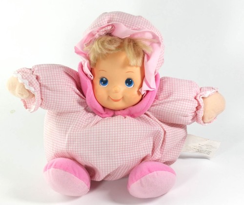 Ancienne poupee rose vichy - poupee,