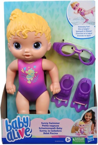 Hasbro sunny swimmer f8140 - swimmer, 10"