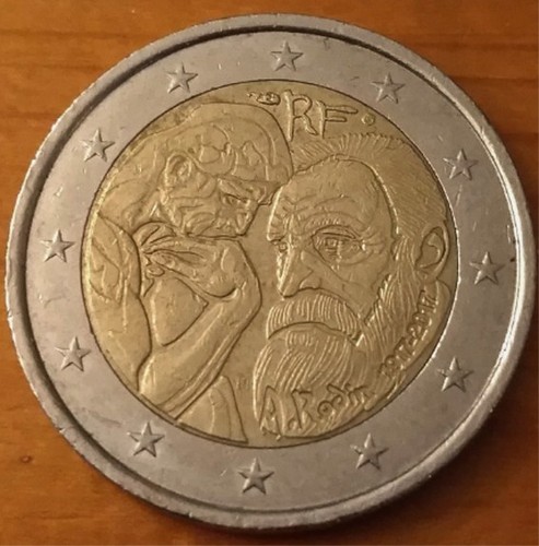 2017 france pièce de - pièce, deux