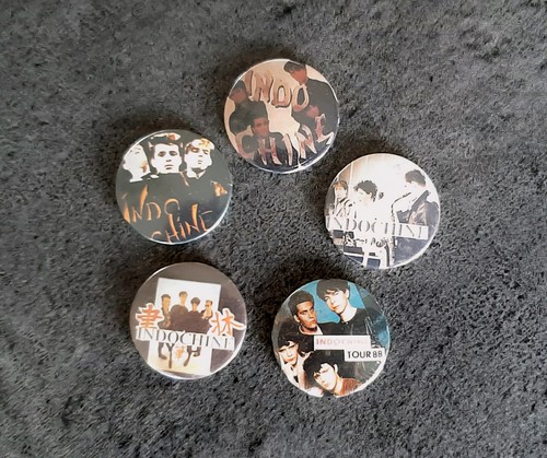 Indochine badges vintages - indochine,