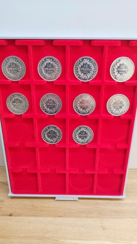 Lot pièces 10 francs - 10,