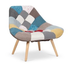 Fauteuil Patchwork Tissu