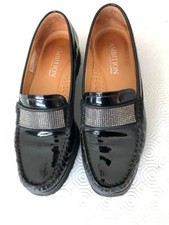 Mocassins noirs en cuir vernis