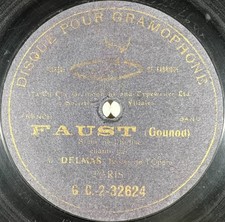 Delmas : Faust (Gounod) DISQUE