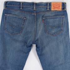 Hommes Levi's 29990 504 Regular Straight Élasthanne Bleu Jeans W38 L32