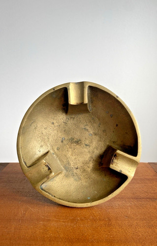 Cendrier vintage bronze - en,
