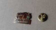 pin's mode / logo chaussures Manfield (version marron EGF doré non signé)