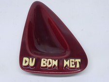 cendrier , vide , ramasse monnaie poche dubonnet années 50 -60 ceramique