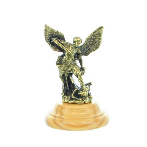 Statuette saint michel en - statuette,