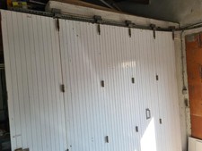 porte de portail de garage PVC coulissant