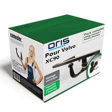 Attelage complet pour Volvo XC90 09.14- Amovible Oris + Câble u. 7 broches TOP