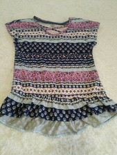 One Step Up Girls Floral Shirt 10/12