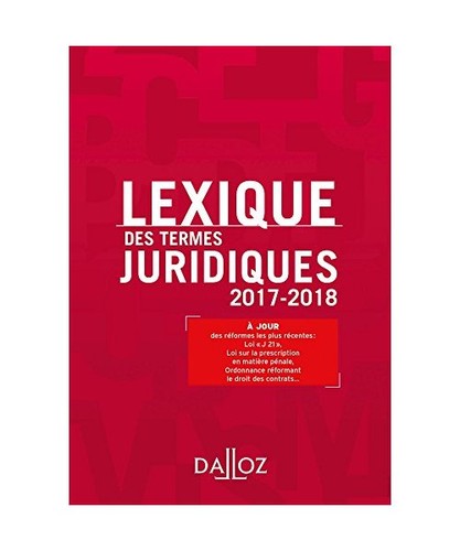 Lexique des termes juridiques