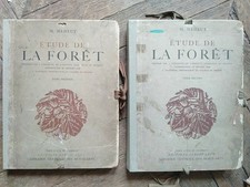 MATHURIN MEHEUT - ETUDE DE LA FORET - 1927 -2  VOLUMES INCOMPLETS -