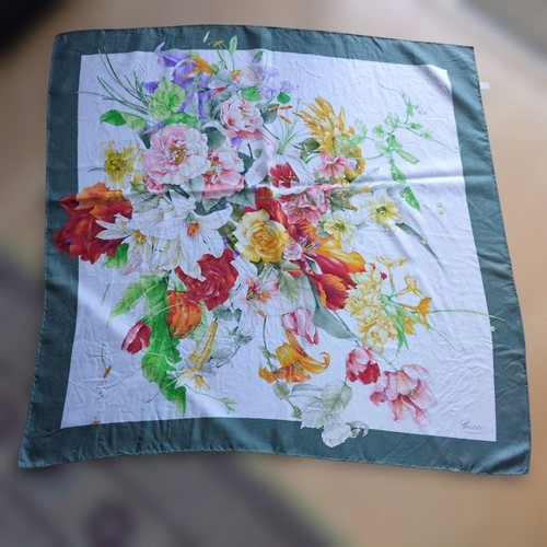 écharpe gucci floral - gucci, silk