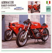 AERMACCHI HARLEY-DAVIDSON 250 Grand Prix GP 1971 : Fiche Moto #001639