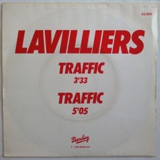 BERNARD LAVILLIERS - RARE 7" (SP) PROMO "TRAFFIC"