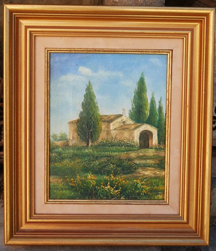Tableau chapelle provençale - tableau, :