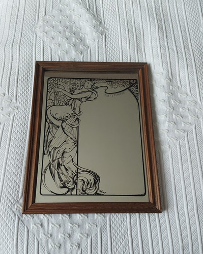 Miroir vintage mucha - mucha, pour