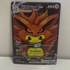 Carte Pokemon Pikachu Cosplay Kurama Holo Prism Manga Naruto