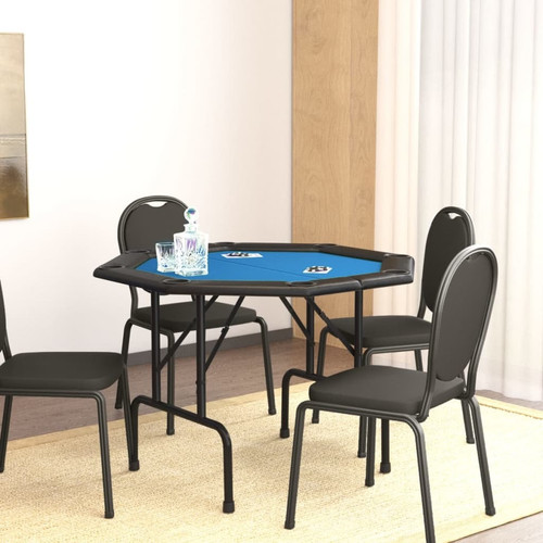 Player folding poker table - 8-player,
