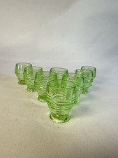 Lot De 8 Ancien Verres à liqueur en ouraline?